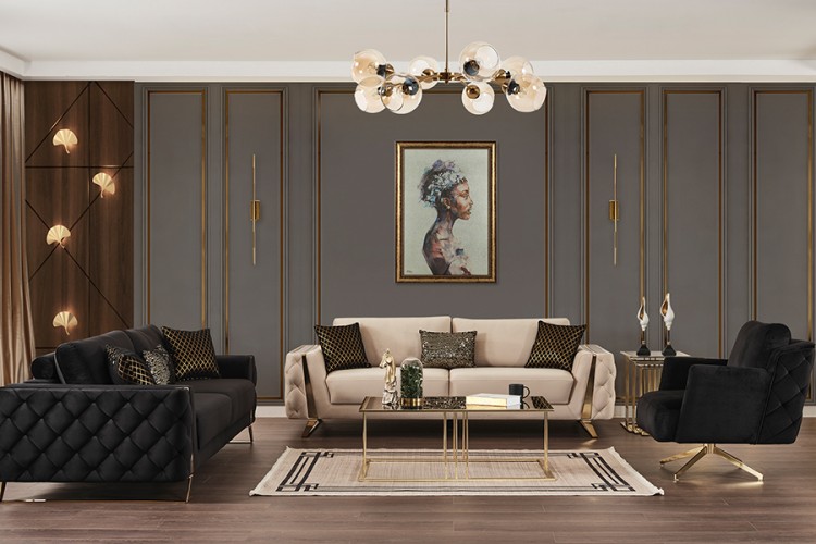Picasso Gold Koltuk Takımı