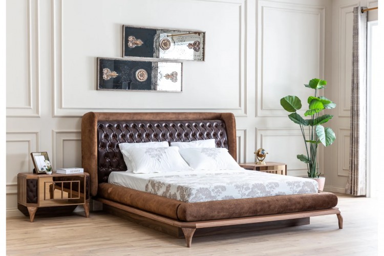 Lotus Ahşap Yatak Odası Takımı