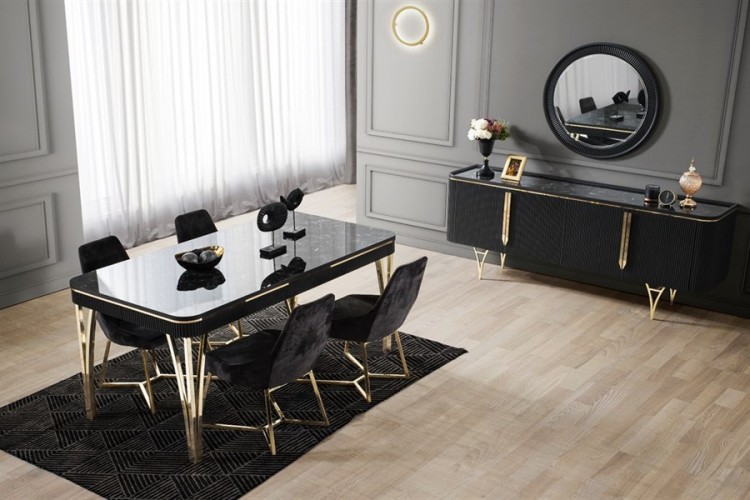 Alinda Modern Yemek Odası Takımı (Son 1 Adet)