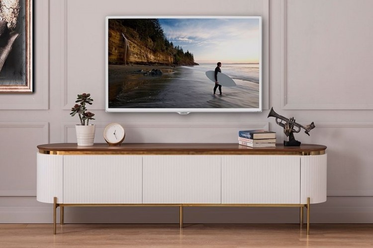 Tesla Ekru Tv Ünitesi