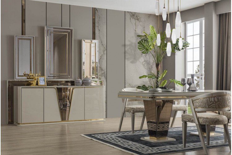 Golden Luxury Yemek Odası Takımı