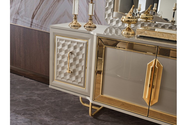 Lounge Gold Yemek Odası Takımı
