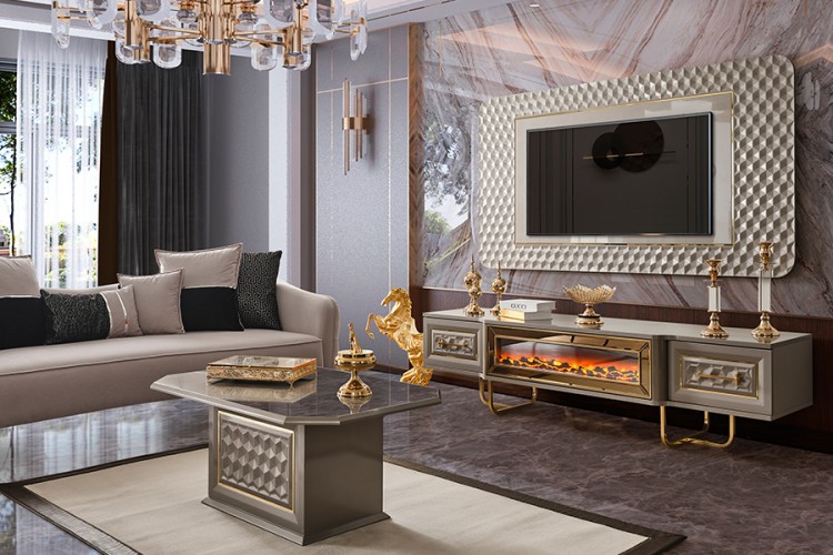 Lounge Gold TV Ünitesi