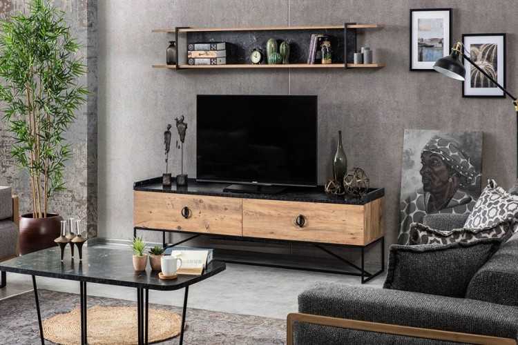 Loft Metal Tv Ünitesi