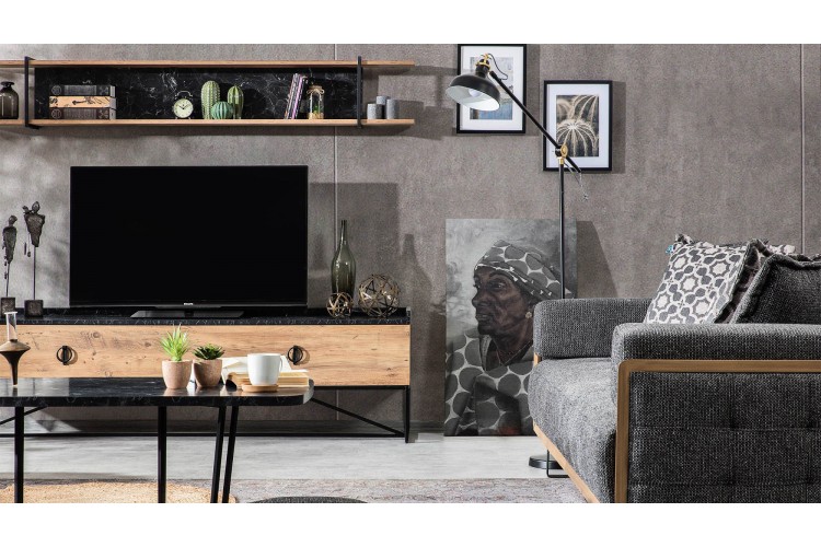 Loft Metal Tv Ünitesi