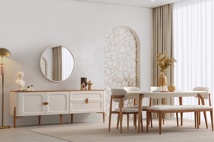 Natura Bohem Yemek Odası Takımı